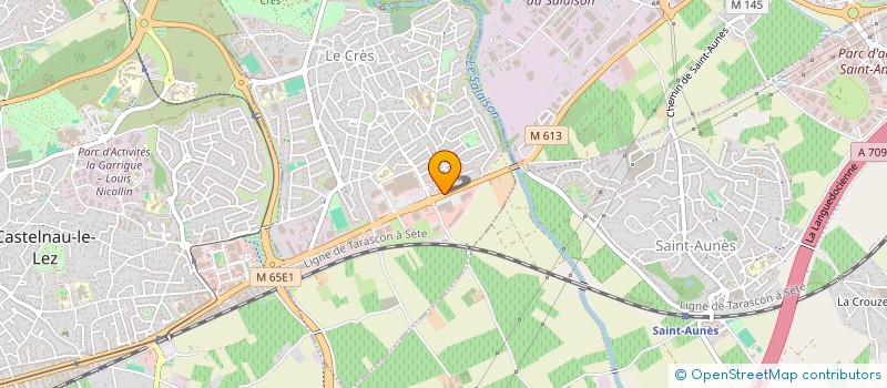 localisation de l'entreprise SCI LOU CRES II  LE CRES