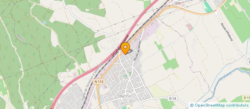 localisation de l'entreprise SCI LOU DAMIANOU  BERNIS