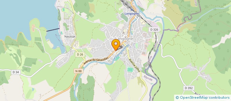 localisation de l'entreprise SCI LOU DRELHIOU  LANGOGNE