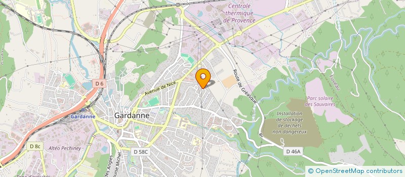 localisation de l'entreprise SCI LOU ESPIGAOU à GARDANNE