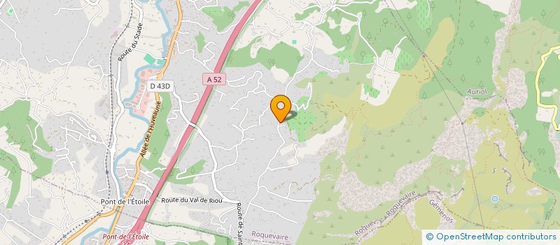 localisation de l'entreprise SCI LOU FRATE  ROQUEVAIRE