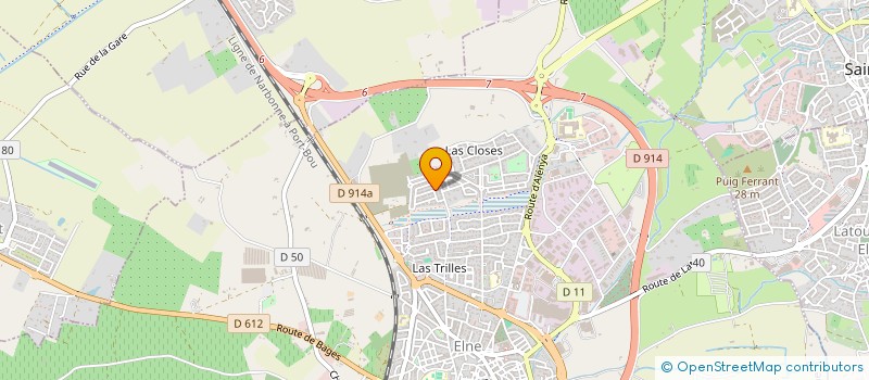 localisation de l'entreprise SCI LOU GAOU  ELNE