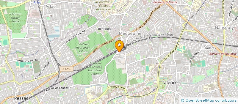 localisation de l'entreprise SCI LOU GAROU  TALENCE