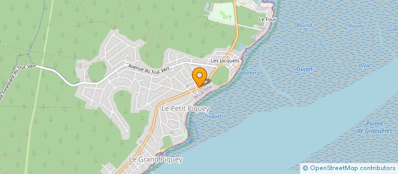 localisation de l'entreprise SCI LOU GAT ESQUIRAOU à LEGE-CAP-FERRET