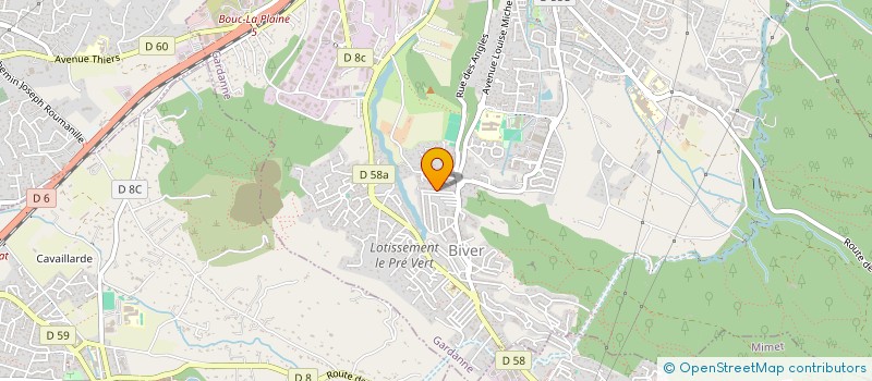 localisation de l'entreprise SCI LOU GIZONI  GARDANNE
