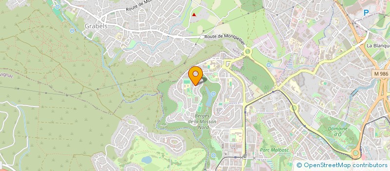localisation de l'entreprise SCI LOU GRAND VALAT à MONTPELLIER