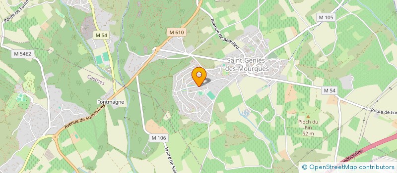 localisation de l'entreprise SCI LOU GUI  SAINT-GENIES-DES-MOURGUES