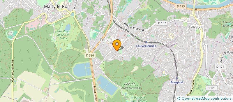 localisation de l'entreprise SCI LOU KENANE  LOUVECIENNES