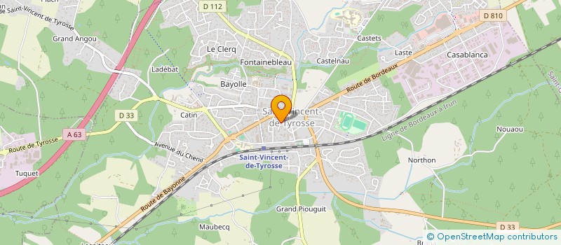 localisation de l'entreprise SCI LOU LIMAC à SAINT-VINCENT-DE-TYROSSE