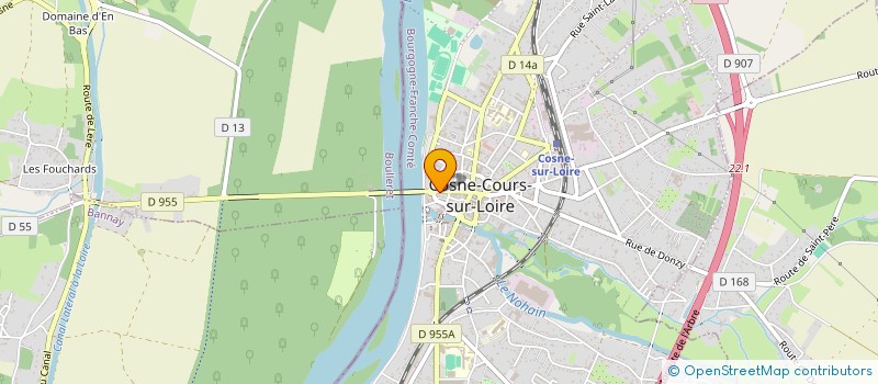 localisation de l'entreprise SCI LOU LIMOUSI à COSNE COURS SUR LOIRE
