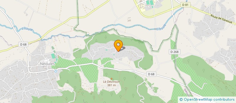 localisation de l'entreprise SCI LOU MAISOU à NEOULES