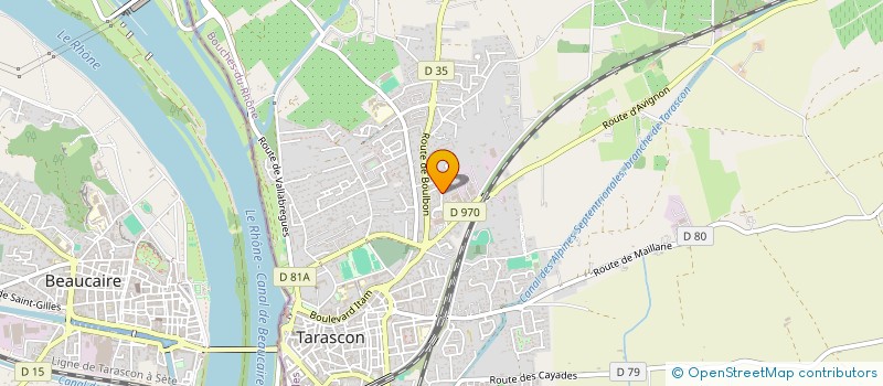 localisation de l'entreprise SCI LOU MARTINET  TARASCON