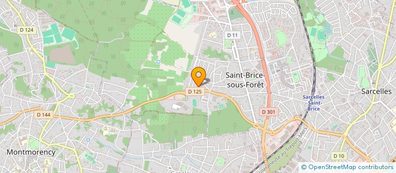 localisation de l'entreprise SCI LOU MAS à SAINT-BRICE-SOUS-FORET