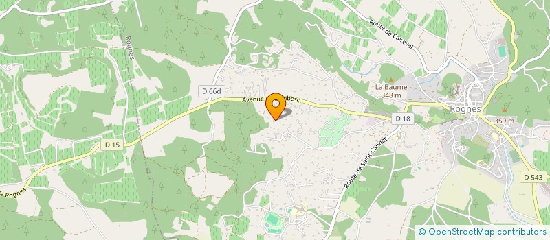 localisation de l'entreprise SCI LOU MAS MEZEGER  LAMBESC