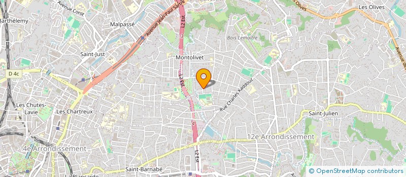 localisation de l'entreprise SCI LOU MAZET à MARSEILLE