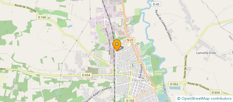 localisation de l'entreprise SCI LOU MERCAT  FLEURANCE