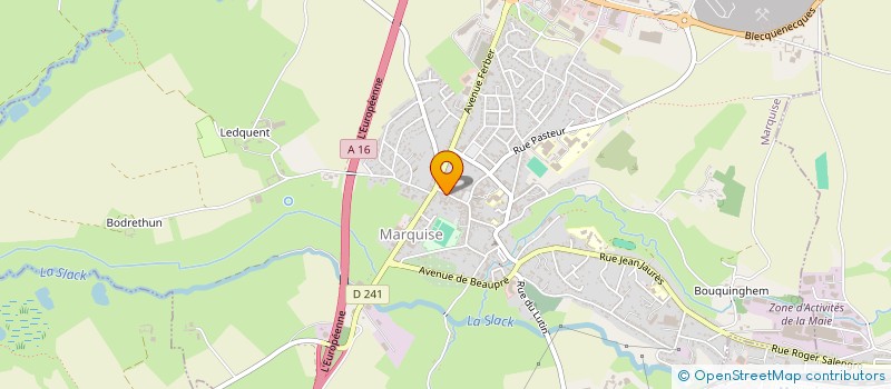 localisation de l'entreprise SCI LOU-NAE  MARQUISE