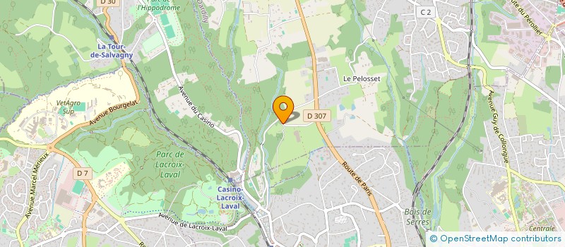 localisation de l'entreprise SCI LOU PANTAI  DARDILLY