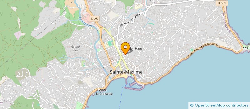 localisation de l'entreprise SCI LOU PAOUVADOU à SAINTE-MAXIME
