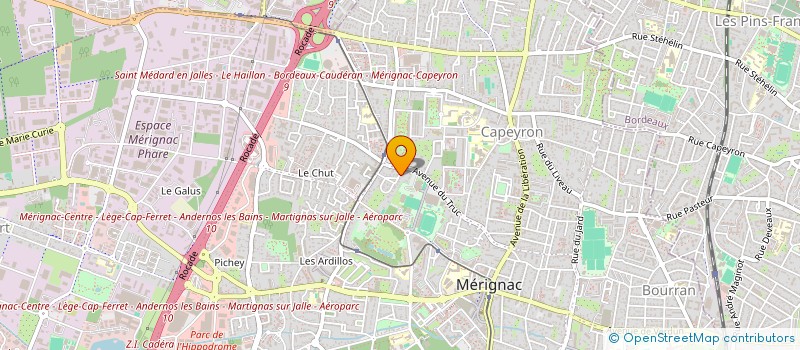 localisation de l'entreprise SCI LOU-PARANIE  MERIGNAC