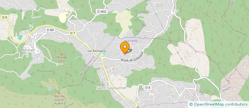 localisation de l'entreprise SCI LOU PARPAILLOUN  SAINT-SAVOURNIN