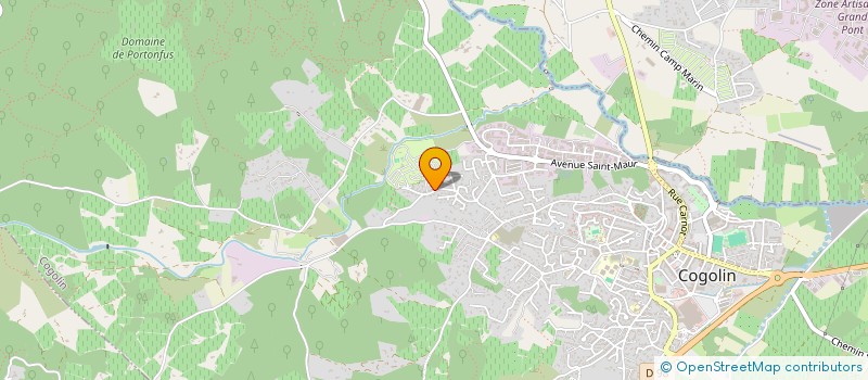 localisation de l'entreprise SCI LOU PARPAIOUN  COGOLIN