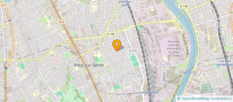 localisation de l'entreprise SCI LOU PASSAGIN  VITRY-SUR-SEINE