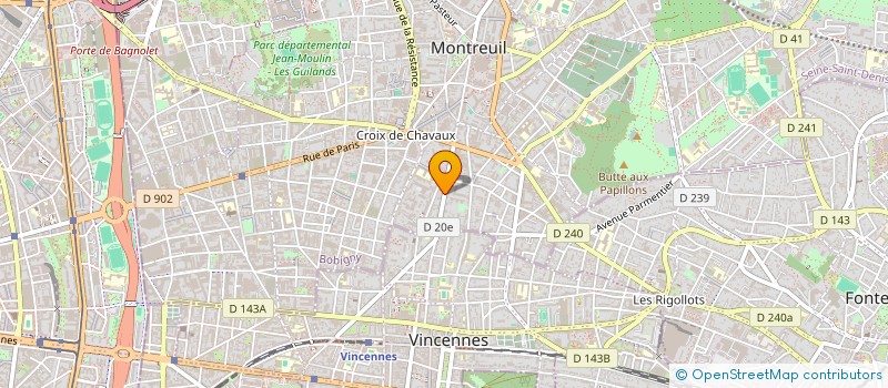 localisation de l'entreprise SCI LOU PAYSAN à MONTREUIL