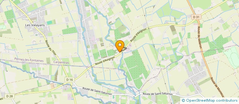 localisation de l'entreprise SCI LOU PEBRE D AI  PERNES LES FONTAINES