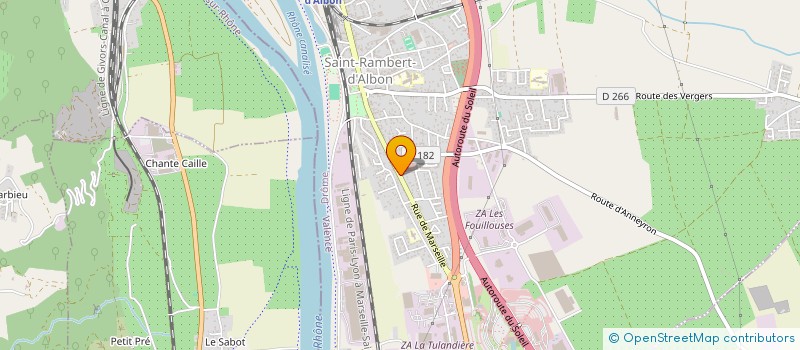 localisation de l'entreprise SCI LOU PETILLA  ANNEYRON