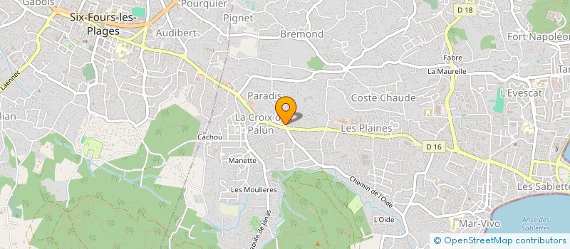 localisation de l'entreprise SCI LOU PINADOU à LA SEYNE-SUR-MER
