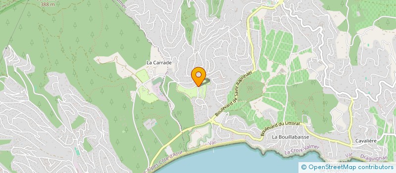 localisation de l'entreprise SCI LOU PISTOU  LA CROIX-VALMER