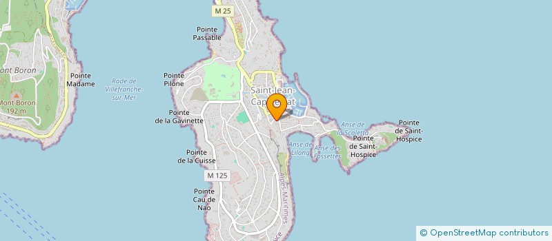localisation de l'entreprise SCI LOU PITCHOUN à SAINT-JEAN-CAP-FERRAT