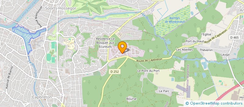 localisation de l'entreprise SCI LOU PITEY à CAPBRETON