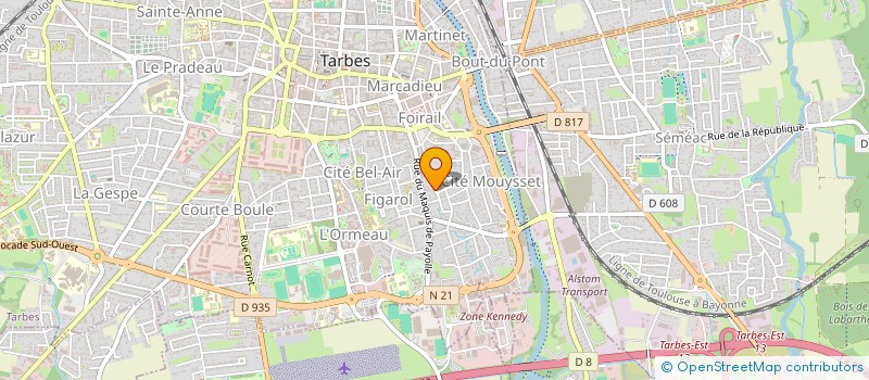 localisation de l'entreprise SCI LOU POLENOU  TARBES