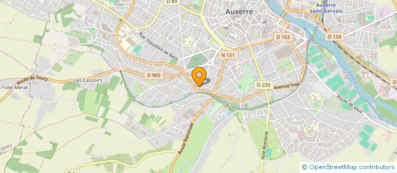 localisation de l'entreprise SCI LOU RECANTOU à AUXERRE