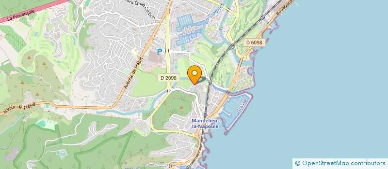 localisation de l'entreprise SCI LOU RECATADOU à MANDELIEU-LA-NAPOULE