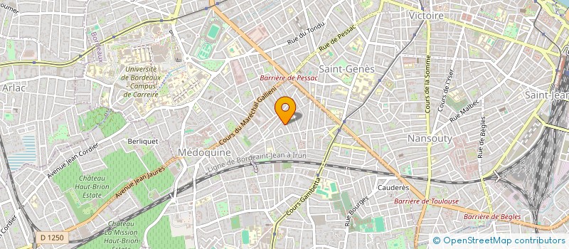 localisation de l'entreprise SCI LOU REYSSE  TALENCE