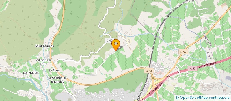 localisation de l'entreprise SCI LOU RIGAOU  CUERS