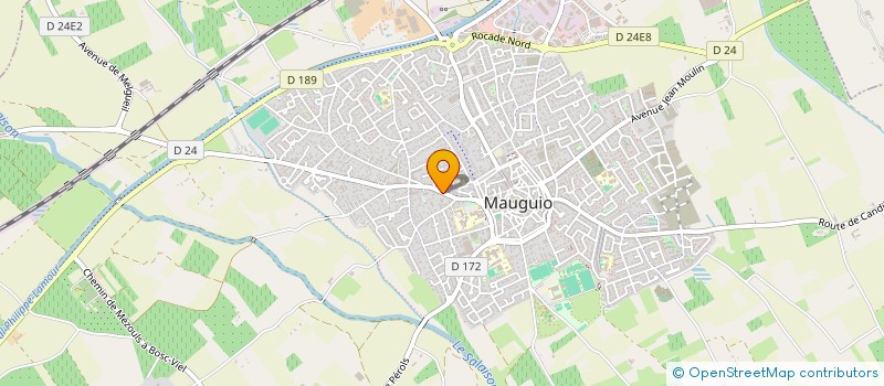 localisation de l'entreprise SCI LOU ROC  MAUGUIO