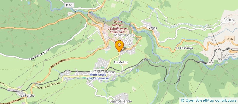 localisation de l'entreprise SCI LOU SAGNAS DE L'HORT  LA CABANASSE