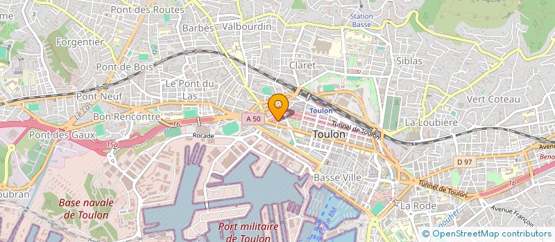 localisation de l'entreprise SCI LOU SOLEOU  TOULON