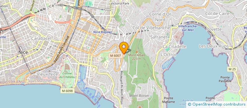 localisation de l'entreprise SCI LOU SOUBERAN à NICE