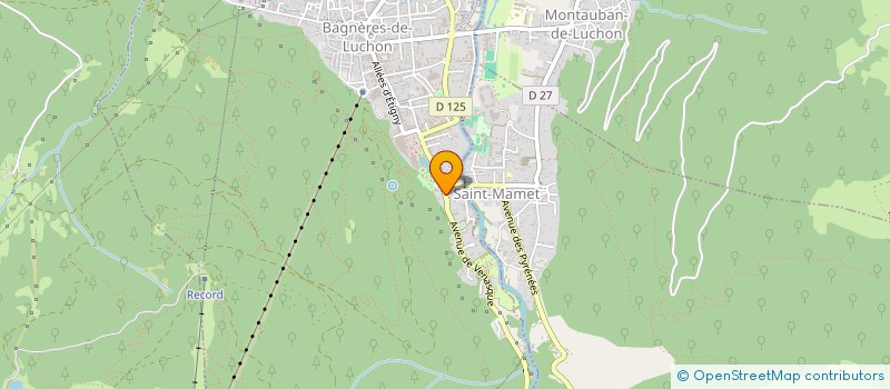 localisation de l'entreprise SCI LOU SOULEOU  BAGNERES-DE-LUCHON