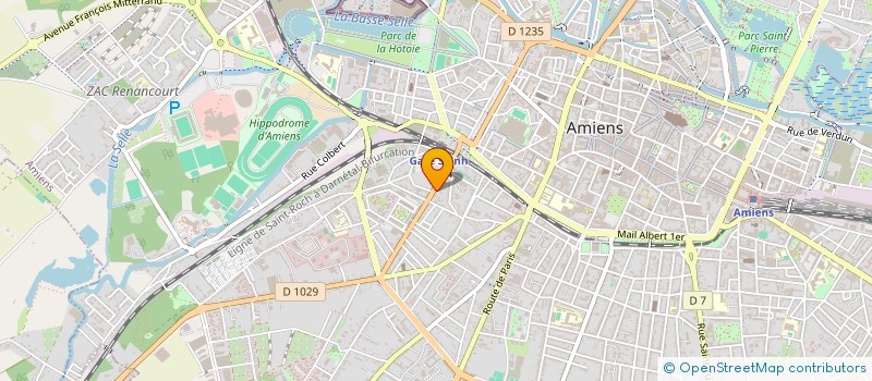localisation de l'entreprise SCI LOU TEX à AMIENS