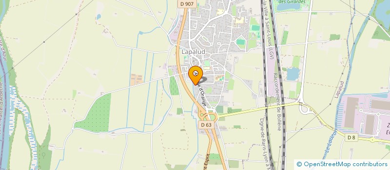 localisation de l'entreprise SCI LOU TILLOU  LAPALUD