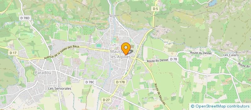 localisation de l'entreprise SCI LOU TOUNEU  MAUSSANE-LES-ALPILLES