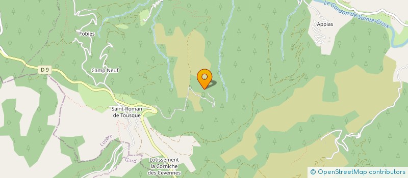 localisation de l'entreprise SCI LOU TREILLAT  STE CROIX VALLEE FRANCAISE