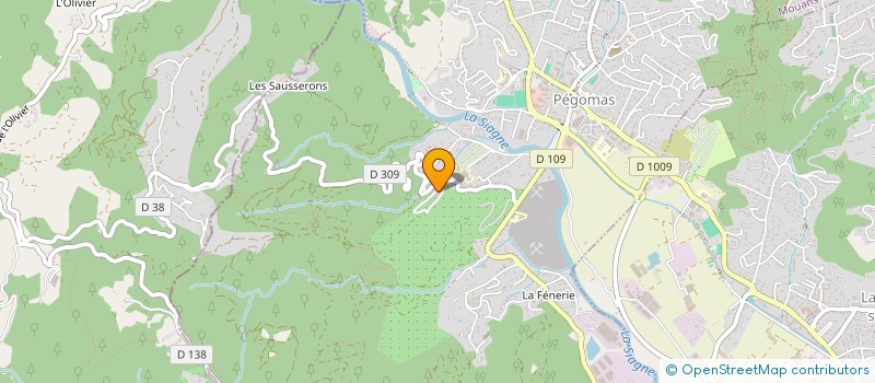 localisation de l'entreprise SCI LOU TRIHAS  PEGOMAS