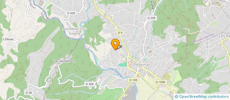 localisation de l'entreprise SCI LOU VENTOULET  PEGOMAS